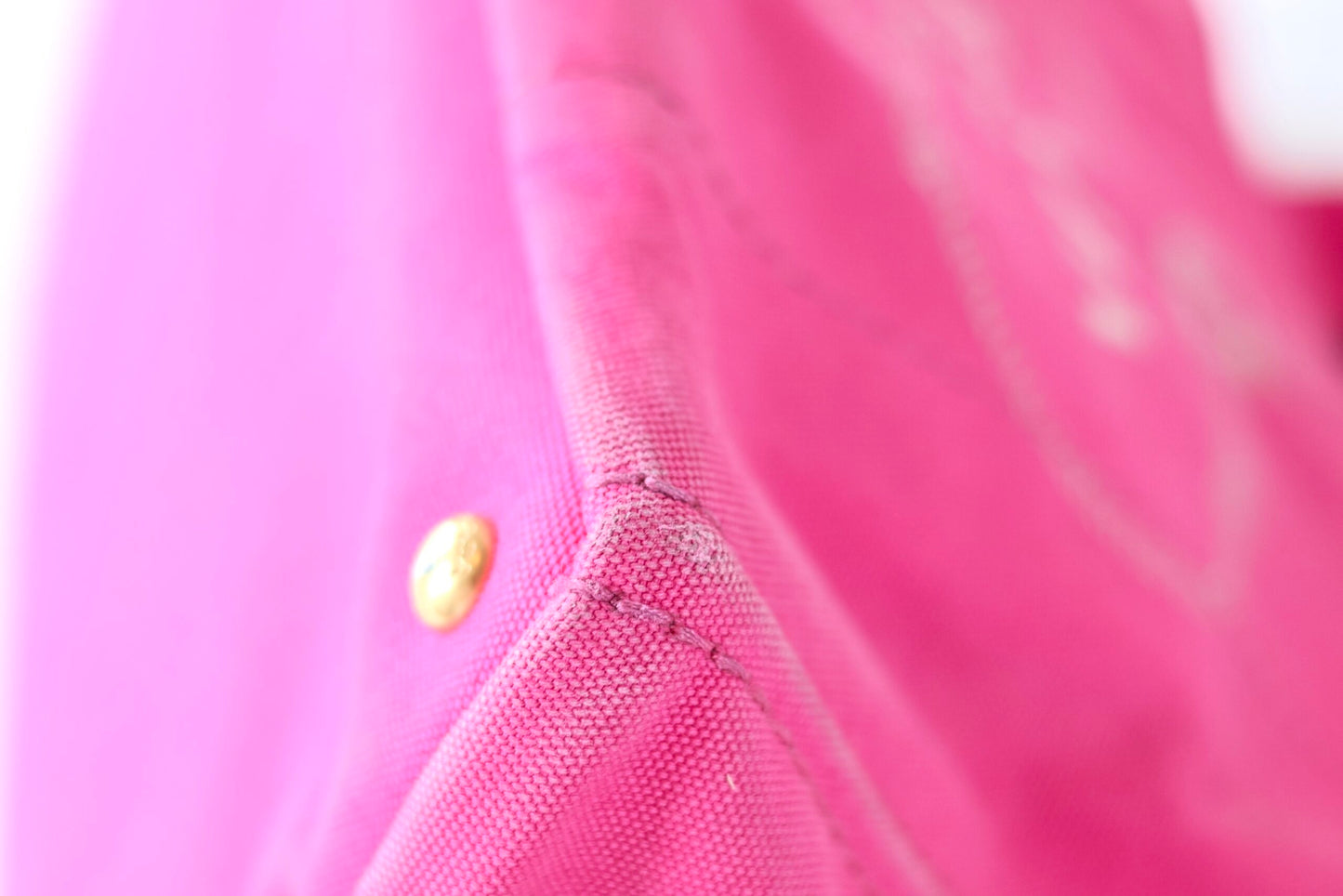 Prada pink tote bag