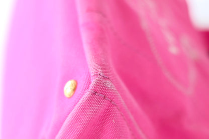 Prada pink tote bag