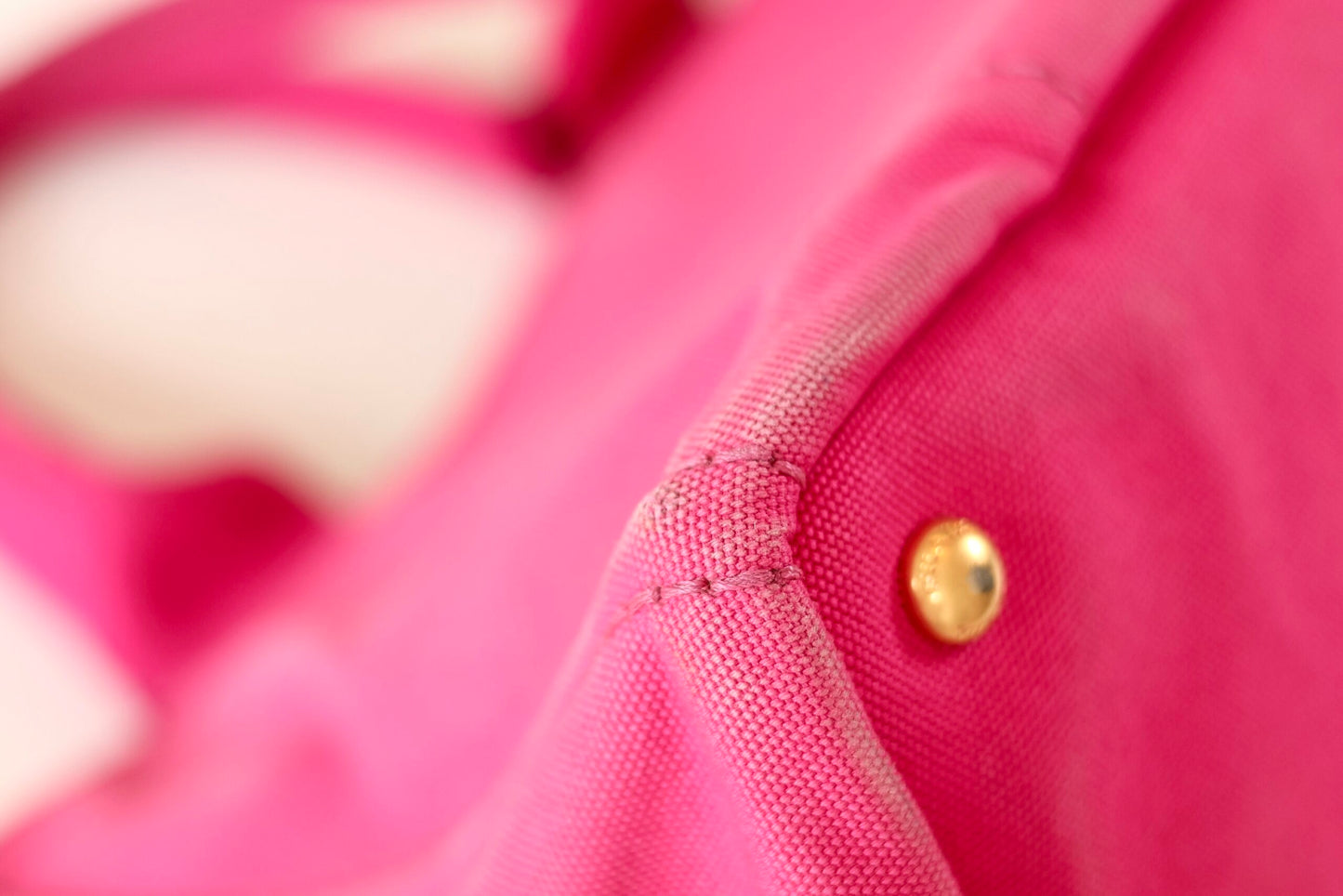 Prada pink tote bag