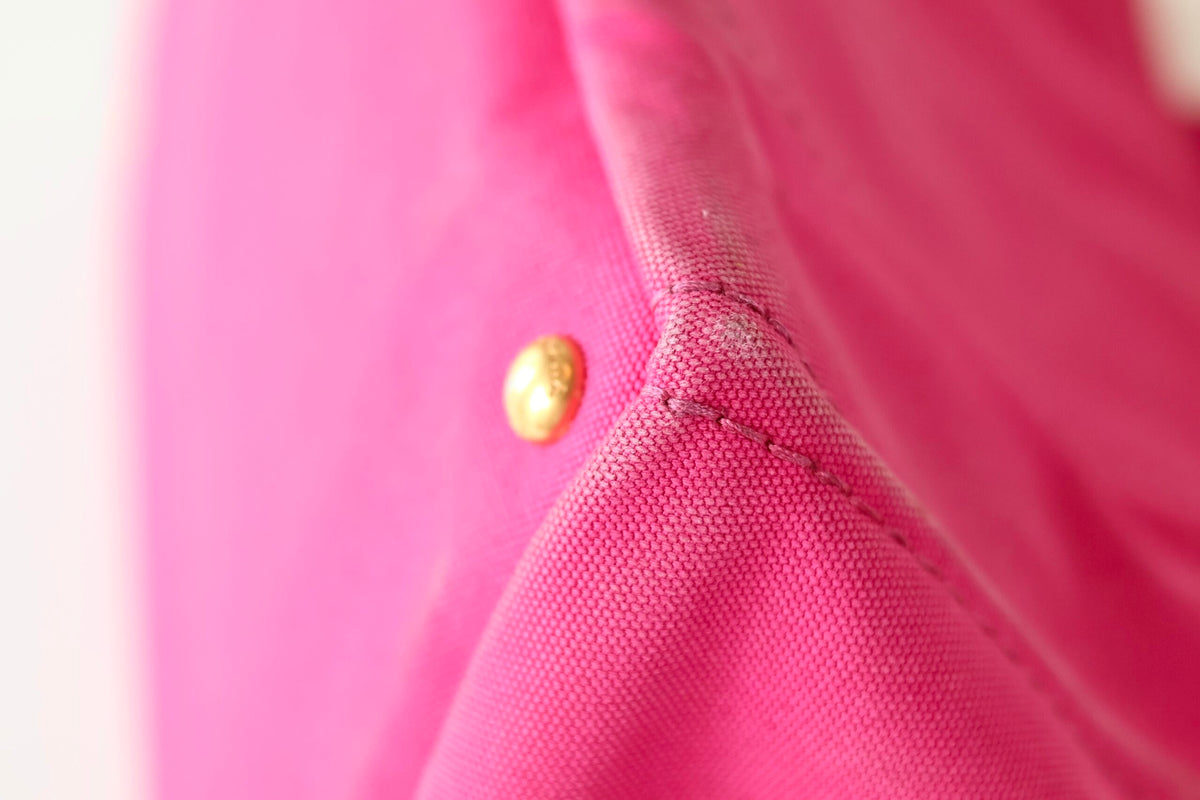 Prada pink tote bag