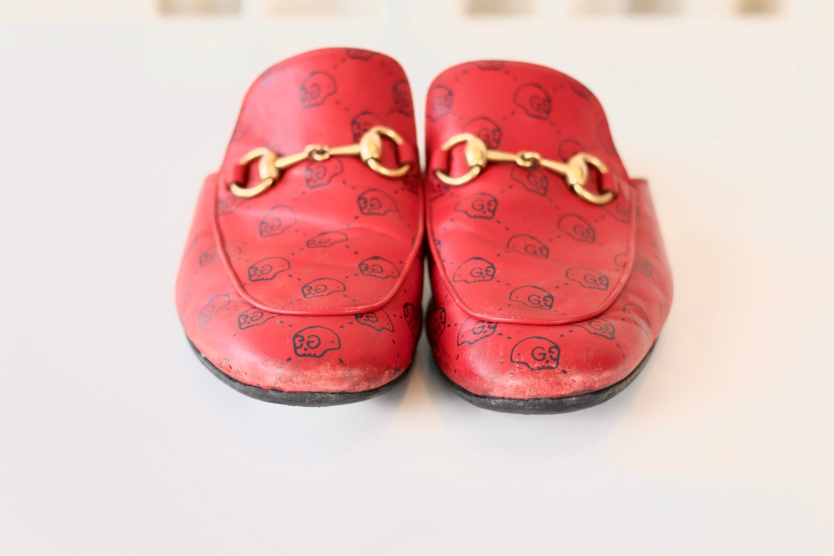 Gucci red loafer