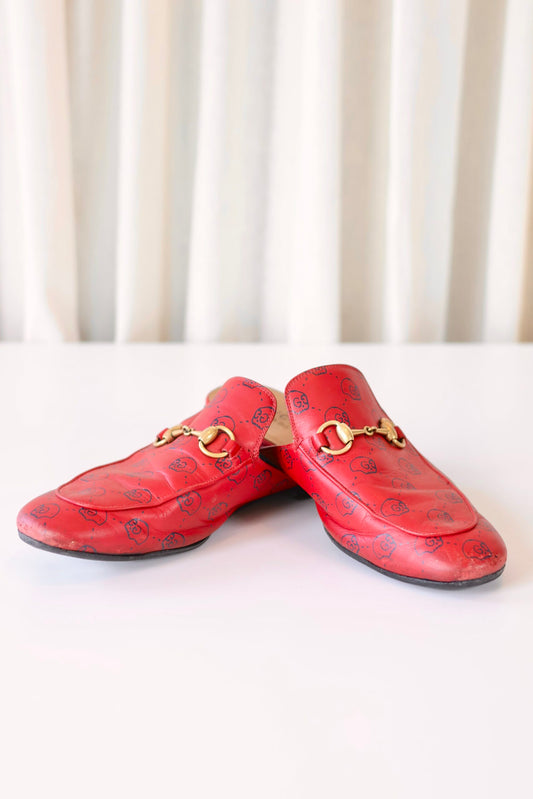 Gucci red loafer
