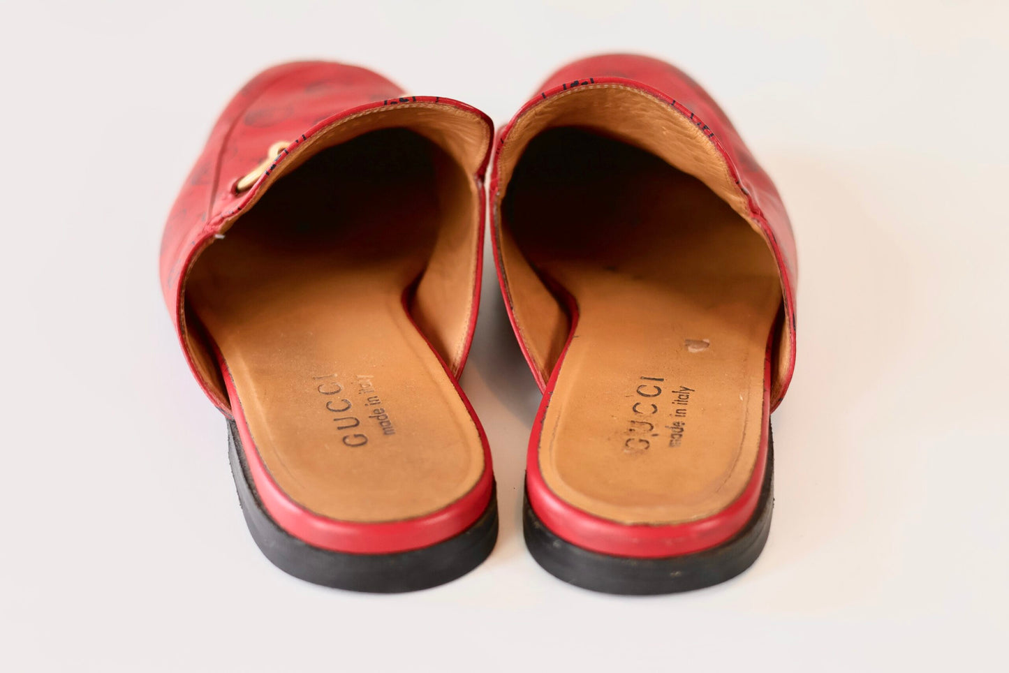 Gucci red loafer