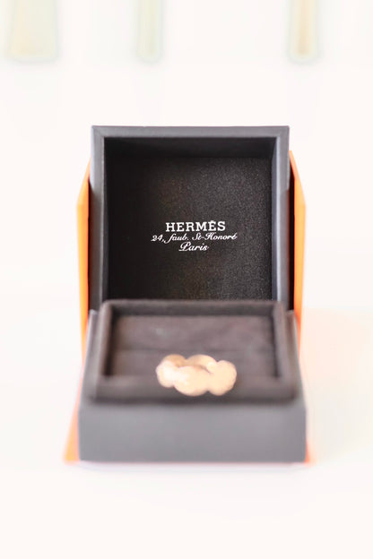 Hermes Chaine d'ancre Enchainee ring small
