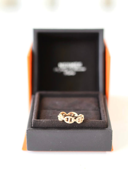 Hermes Chaine d'ancre Enchainee ring small
