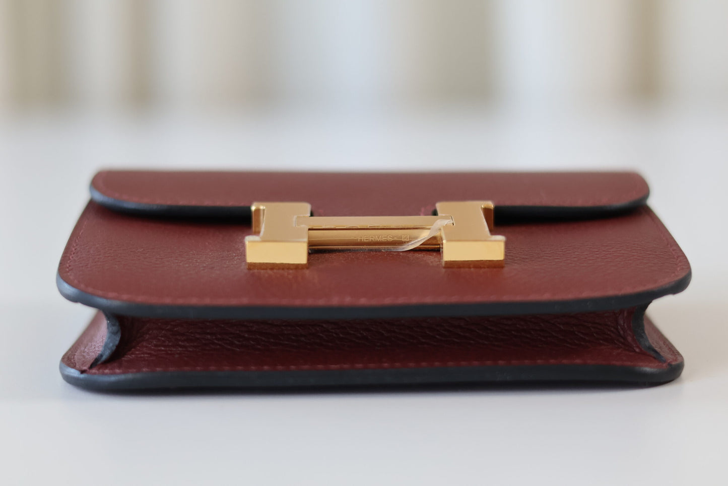 Hermes Constance wallet Rouge H