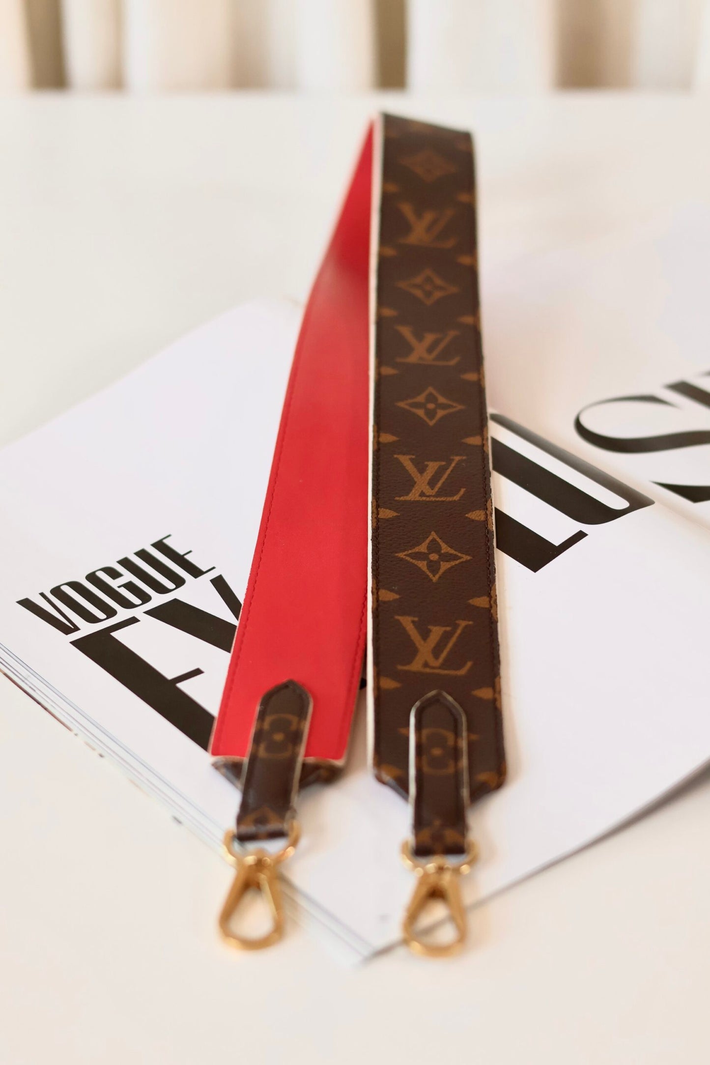 Louis Vuitton reversible monogram strap
