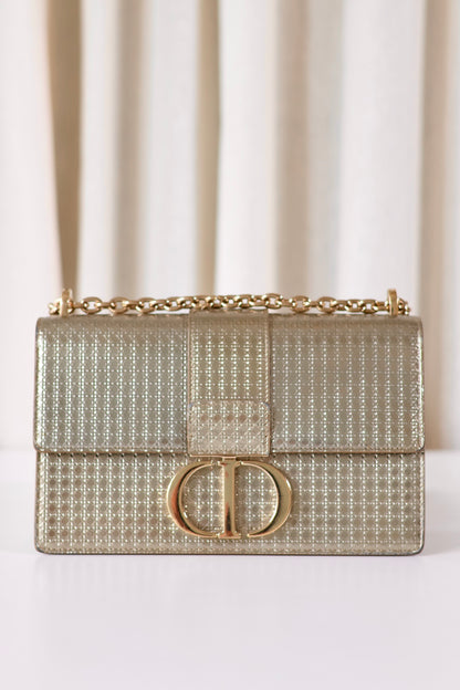 Dior Montaigne 30 Metallic Champagne