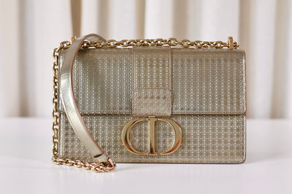 Dior Montaigne 30 Metallic Champagne