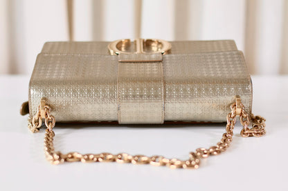 Dior Montaigne 30 Metallic Champagne