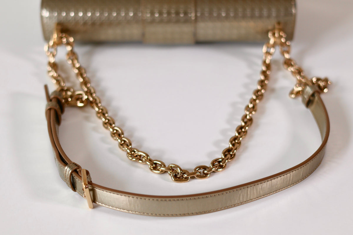 Dior Montaigne 30 Metallic Champagne