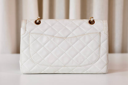 Chanel Double Flap Bag White