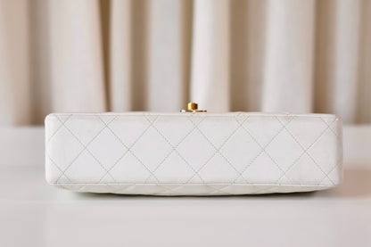 Chanel Double Flap Bag White