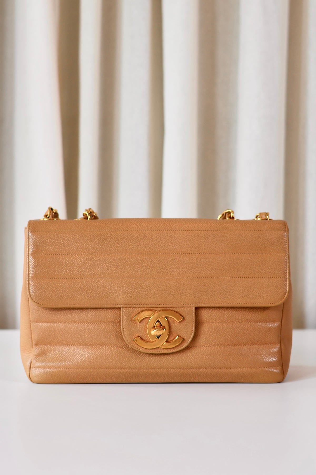 Chanel Classic Jumbo Beige