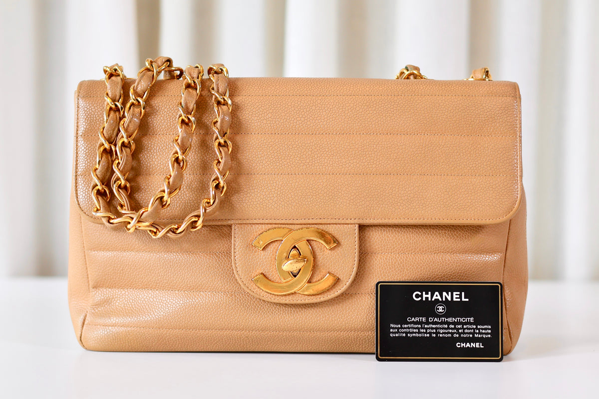 Chanel Classic Jumbo Beige