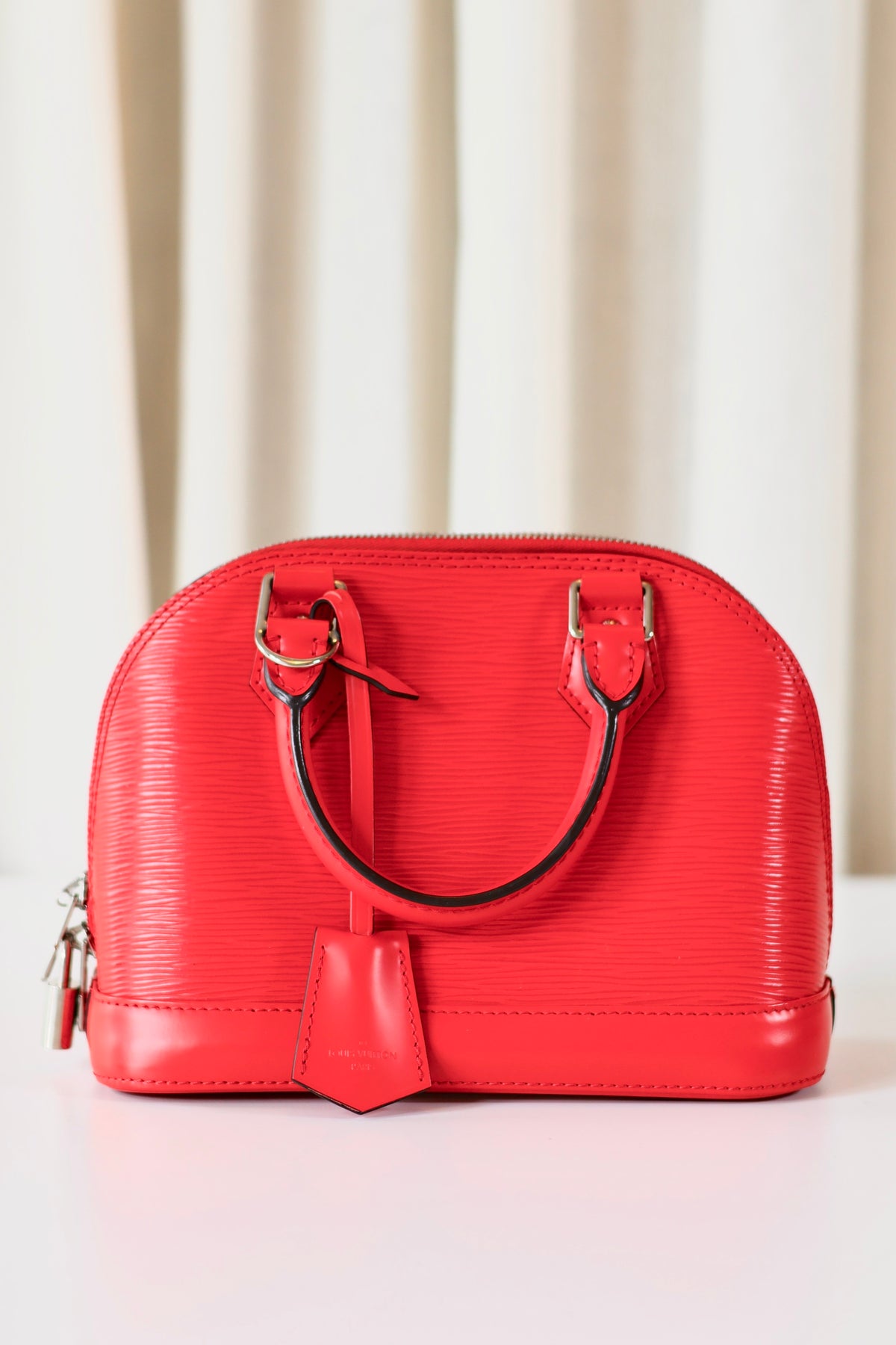 Louis Vuitton Alma BB Red Epi