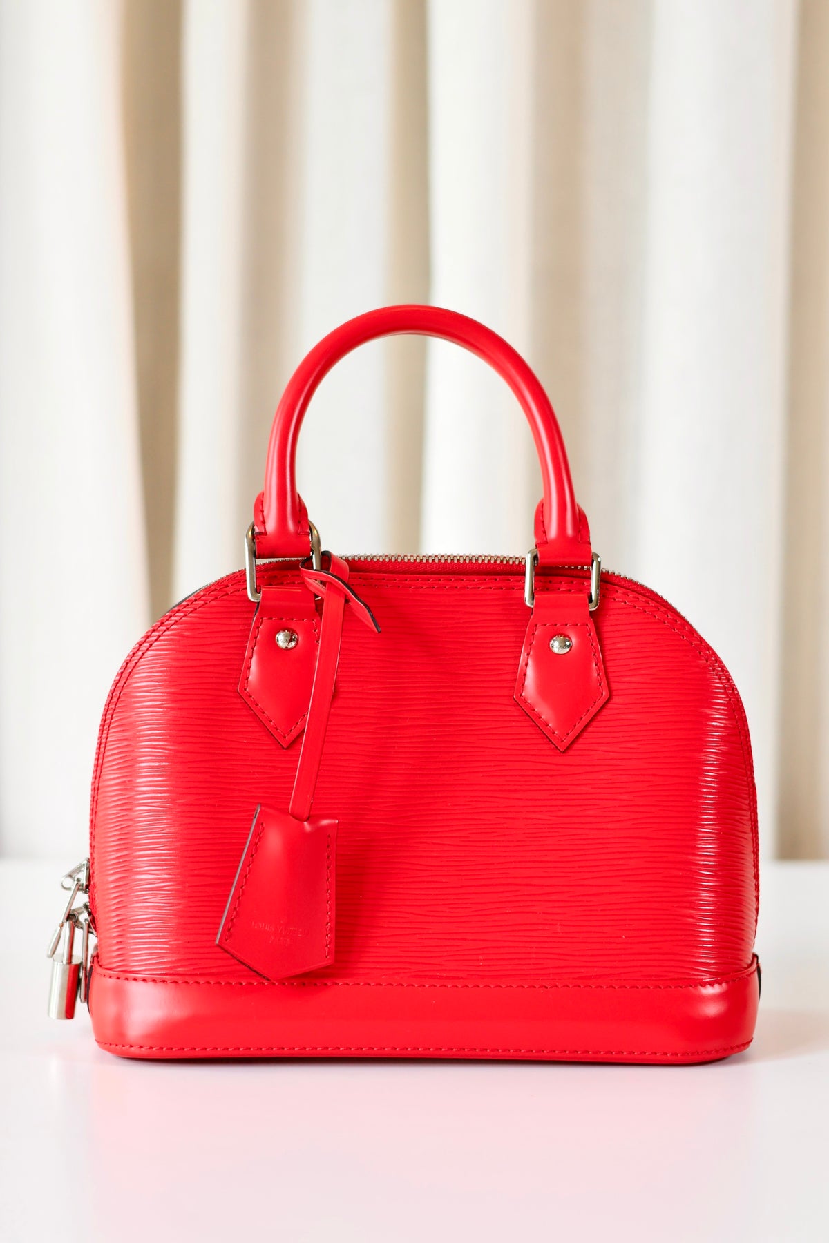 Louis Vuitton Alma BB Red Epi