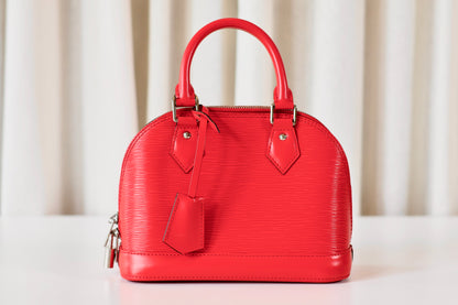 Louis Vuitton Alma BB Red Epi