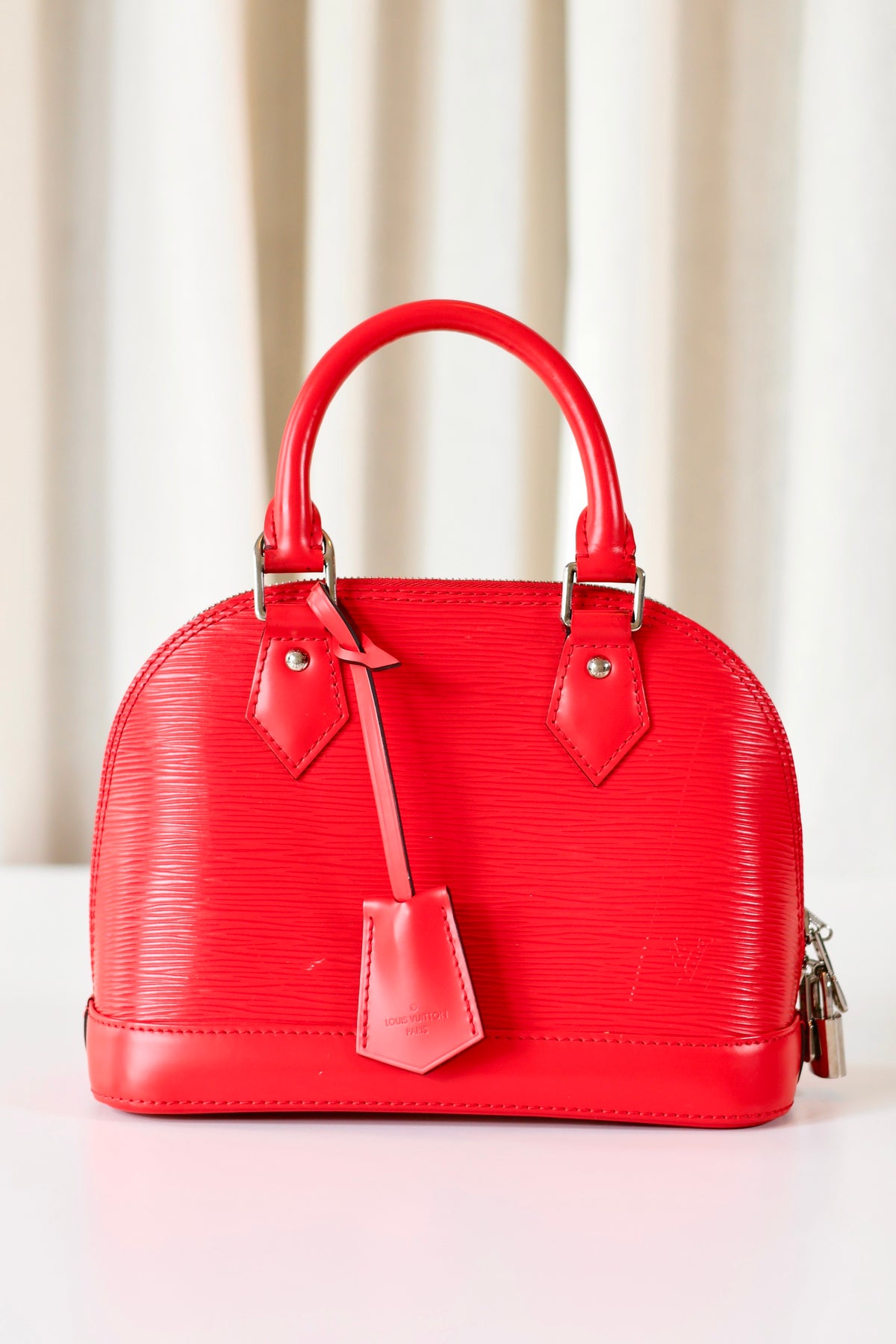 Louis Vuitton Alma BB Red Epi