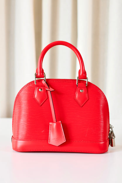 Louis Vuitton Alma BB Red Epi