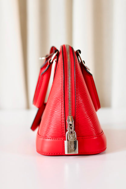 Louis Vuitton Alma BB Red Epi