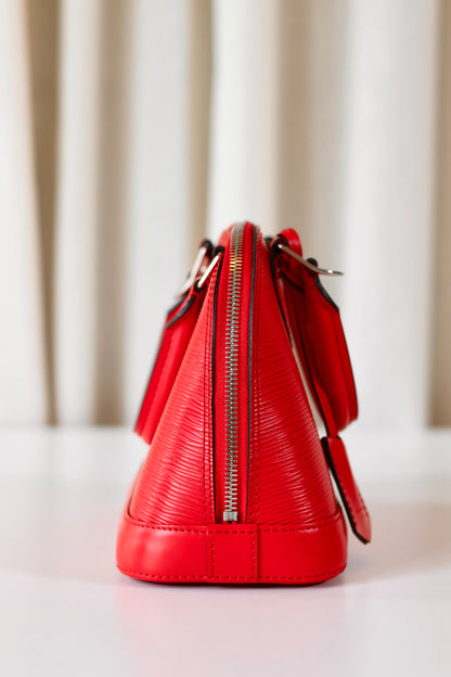 Louis Vuitton Alma BB Red Epi