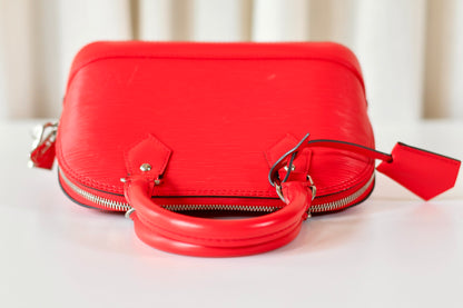 Louis Vuitton Alma BB Red Epi