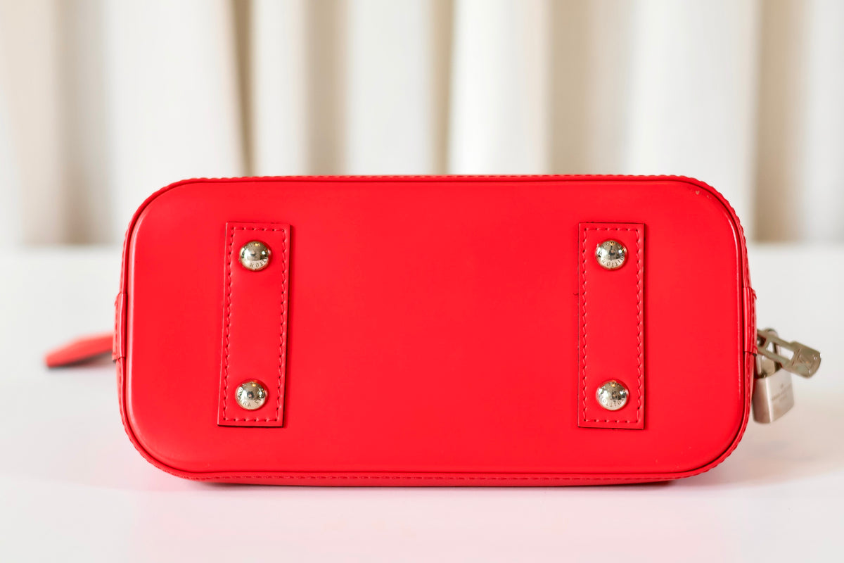 Louis Vuitton Alma BB Red Epi