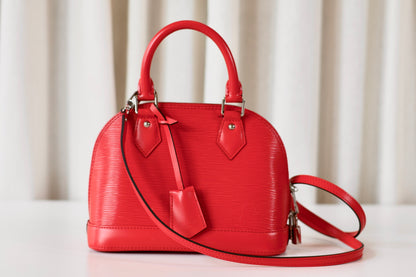 Louis Vuitton Alma BB Red Epi