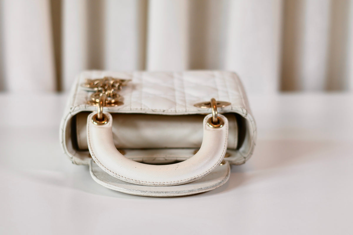 Lady Dior Small White