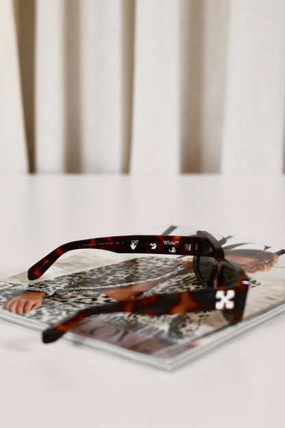 Off White Sunglasses Brown