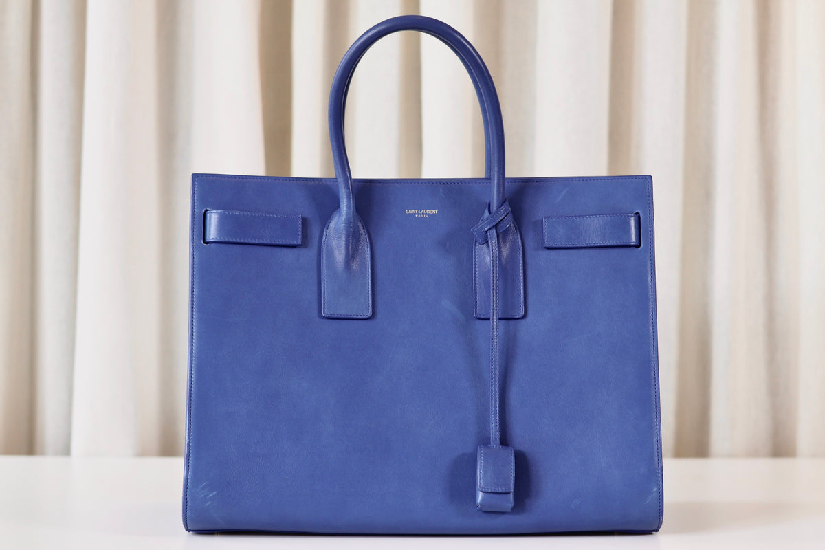 Saint Laurent Sac Du Jour Blue