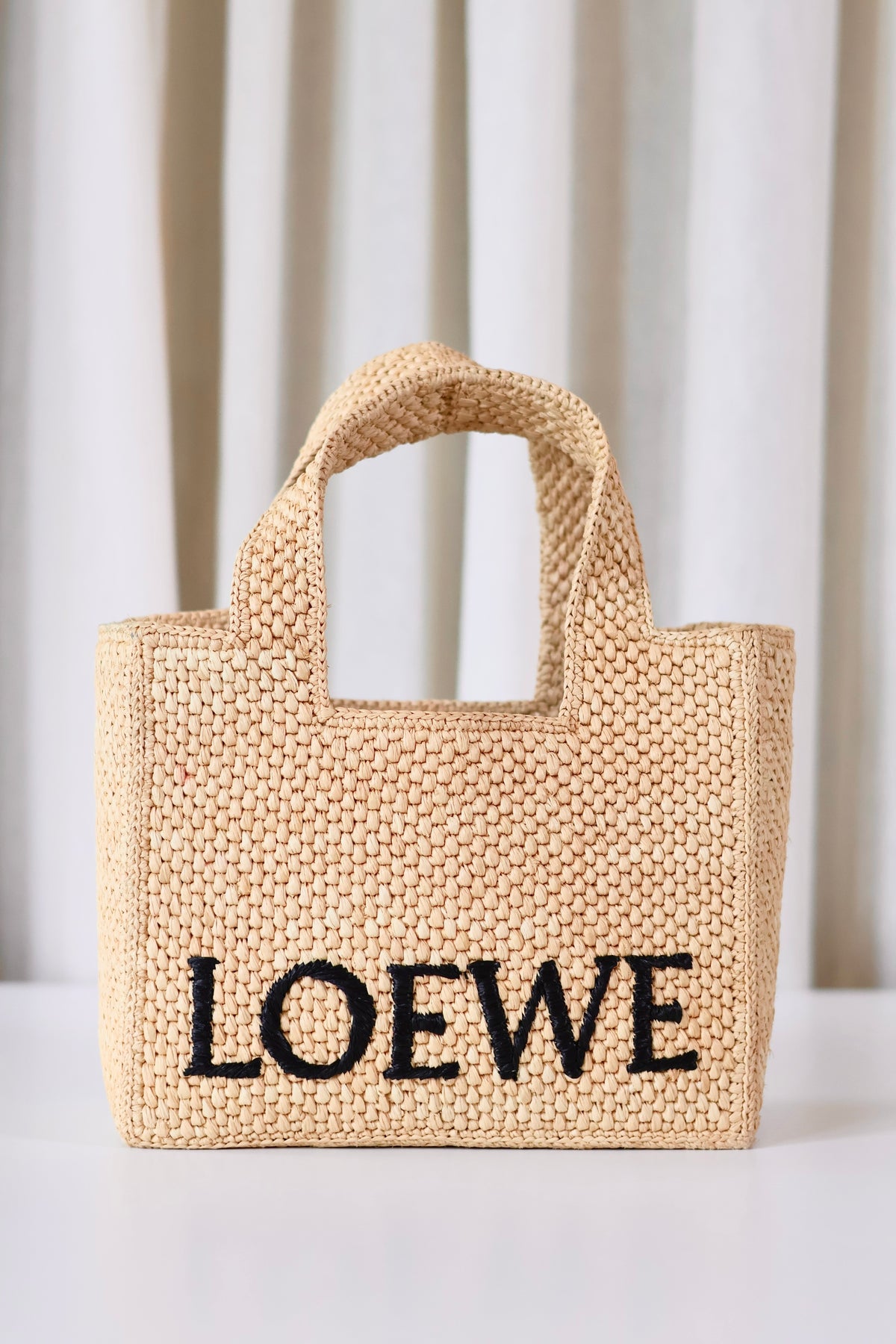 Loewe Paula Raffia Top Handle