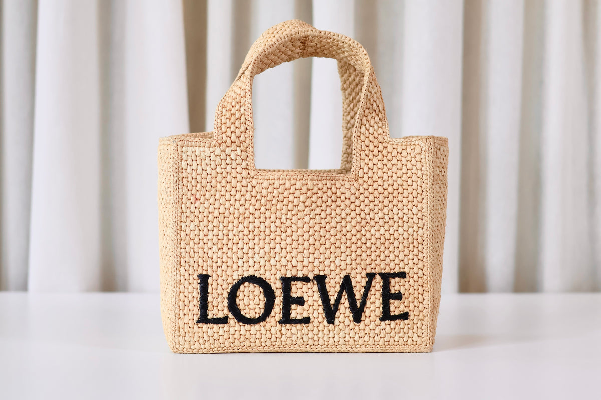 Loewe Paula Raffia Top Handle