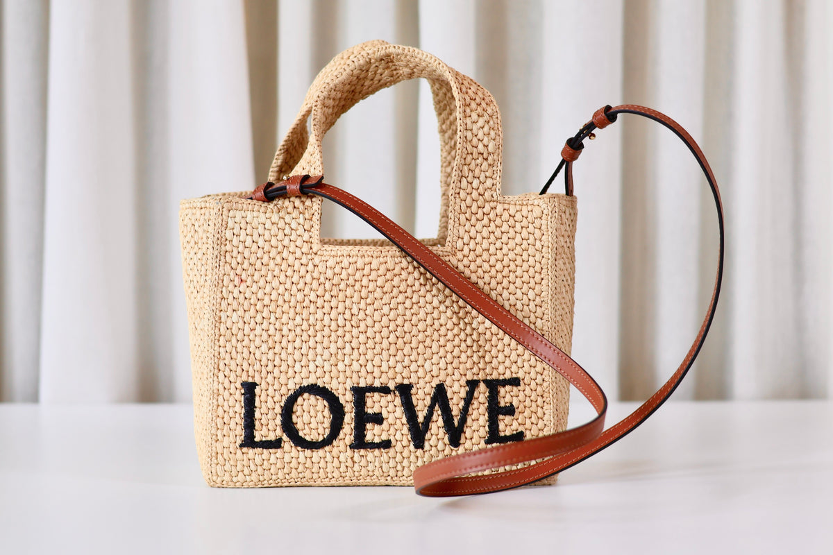 Loewe Paula Raffia Top Handle
