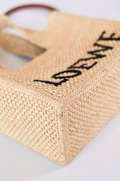 Loewe Paula Raffia Top Handle