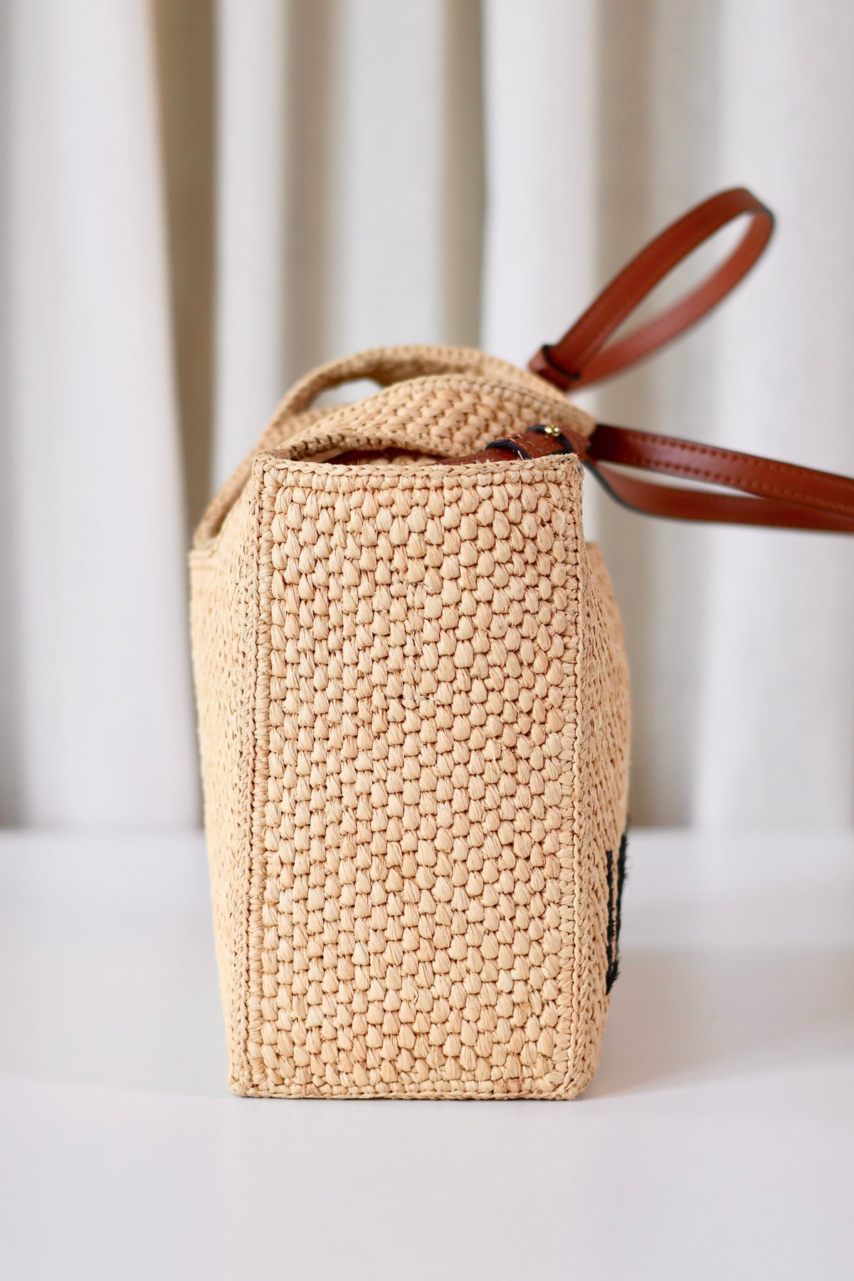 Loewe Paula Raffia Top Handle
