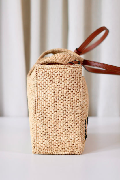 Loewe Paula Raffia Top Handle
