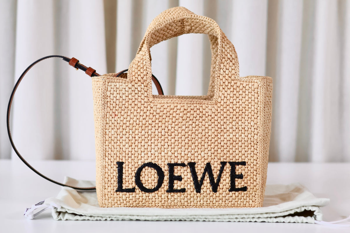 Loewe Paula Raffia Top Handle