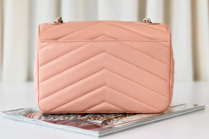 Chanel Single Flap Bag Light Pink