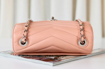 Chanel Single Flap Bag Light Pink