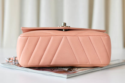 Chanel Single Flap Bag Light Pink