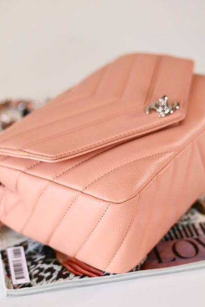 Chanel Single Flap Bag Light Pink