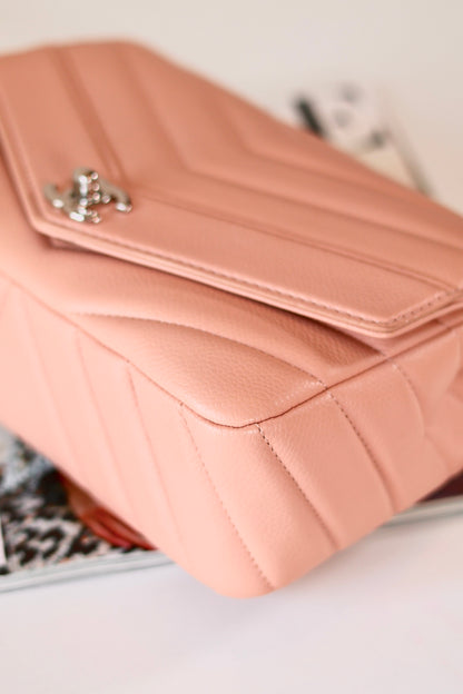 Chanel Single Flap Bag Light Pink