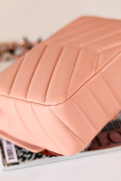 Chanel Single Flap Bag Light Pink
