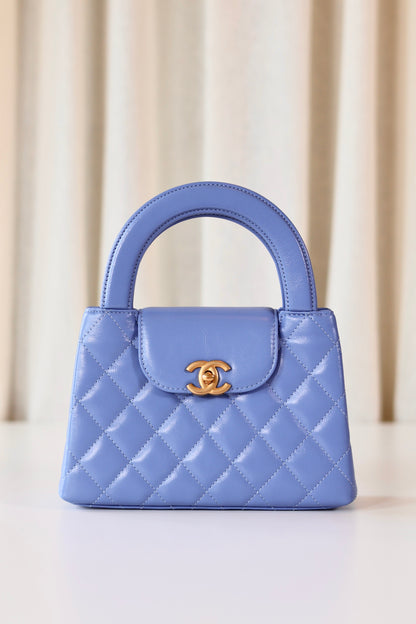 Chanel Kelly Top Handle Blue