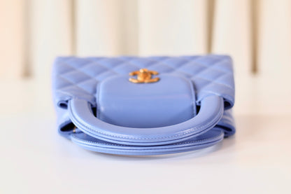 Chanel Kelly Top Handle Blue