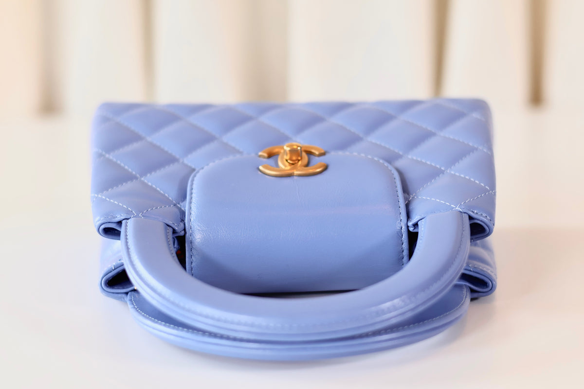 Chanel Kelly Top Handle Blue