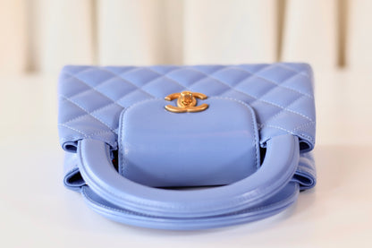 Chanel Kelly Top Handle Blue