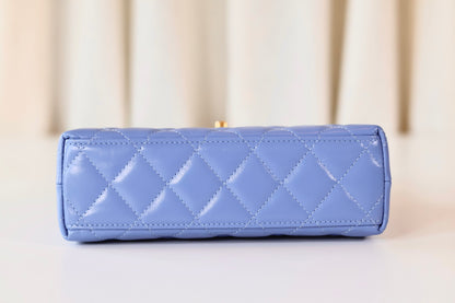 Chanel Kelly Top Handle Blue
